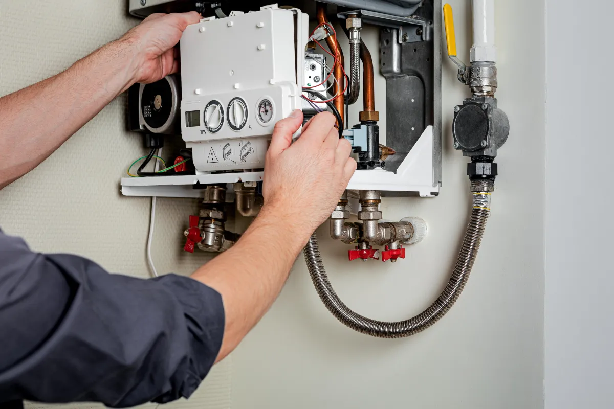 Hot water boiler hydronic heating repair Chicago